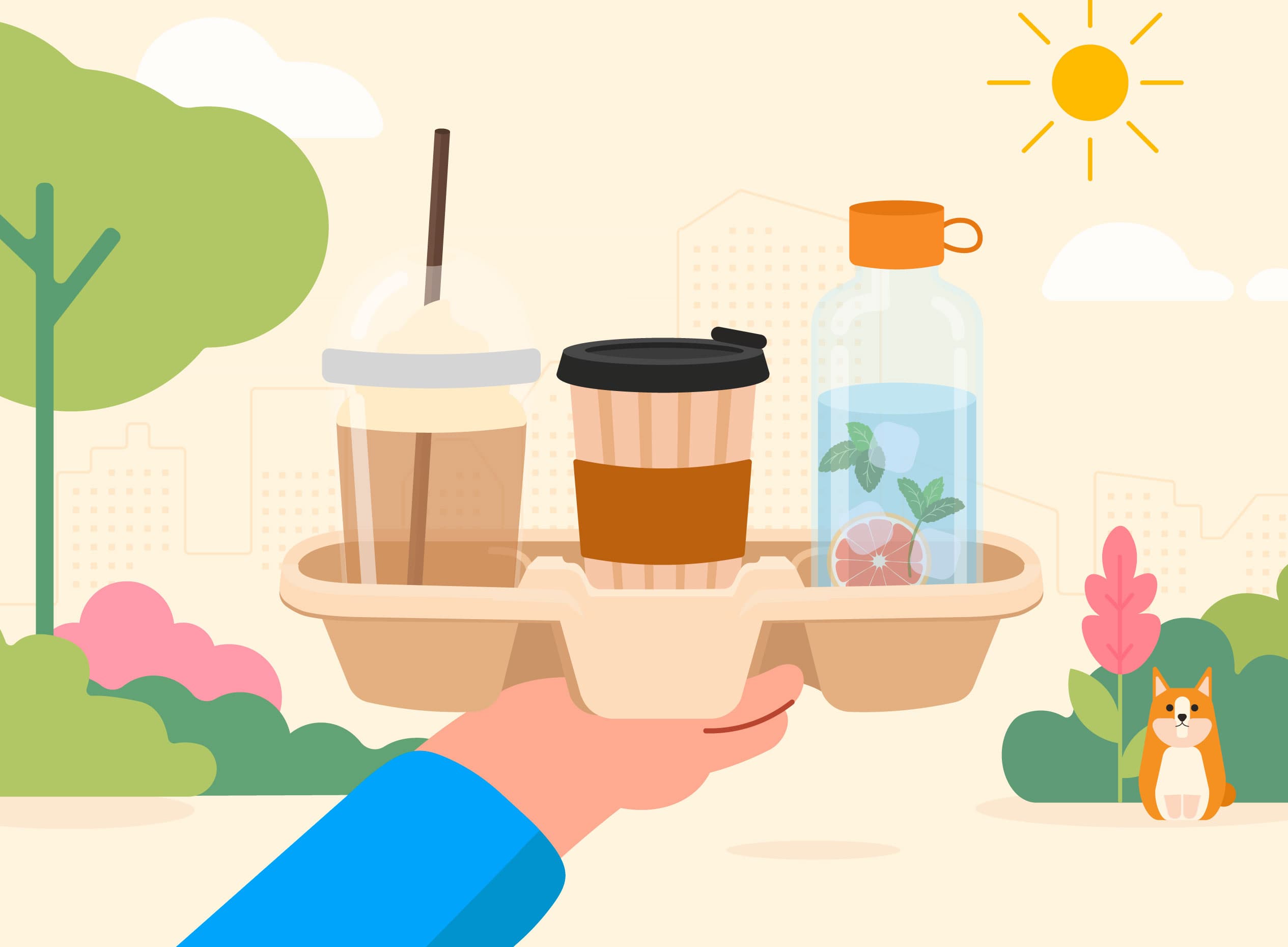 Café et hydratation pour les travailleurs