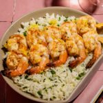 Brochettes de crevettes à l&rsquo;ail et au citron