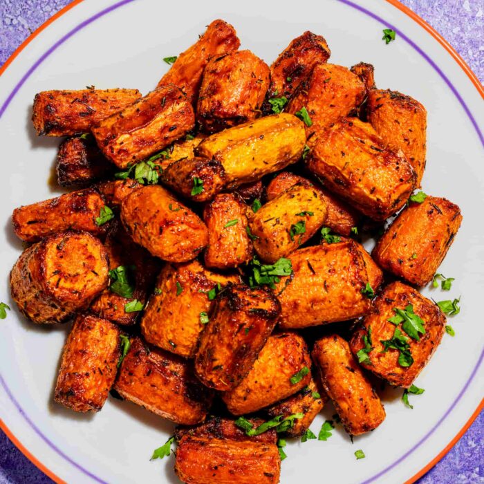 Carottes au air fryer à l&rsquo;érable