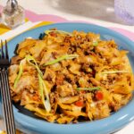 Chou cajun aux saucisses et au boeuf (dirty cabbage)