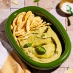 Houmous au basilic