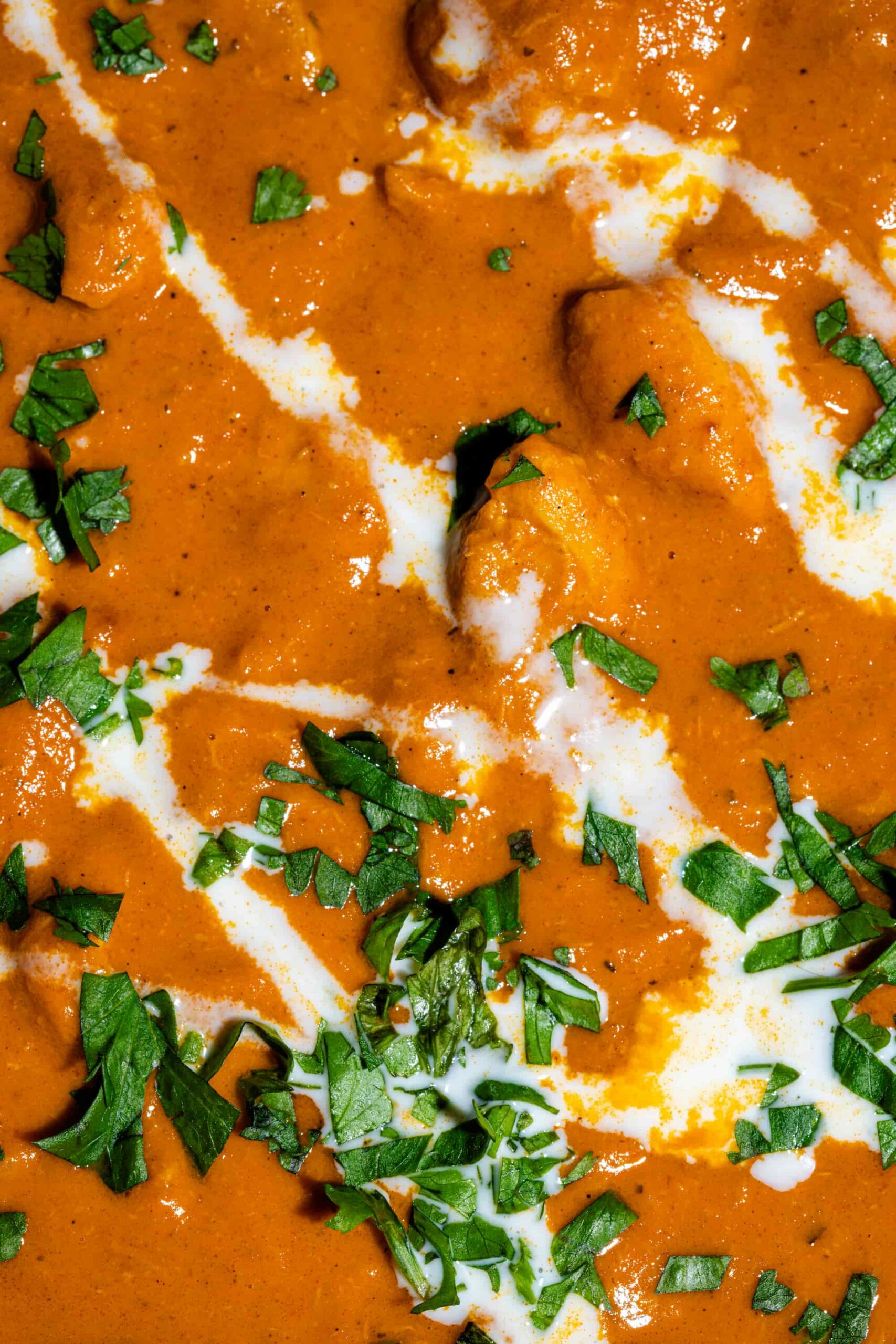 Poulet au beurre cuit à la mijoteuse avec naan maison