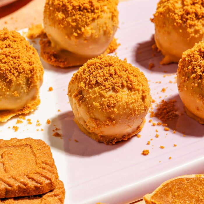 Truffes au Biscoff et au chocolat blanc