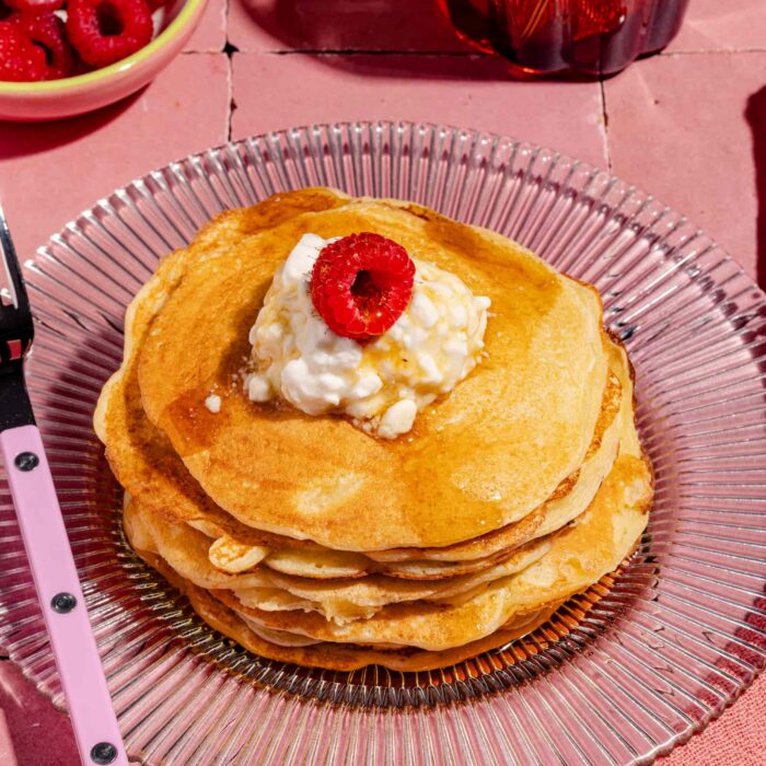 Pancakes au fromage cottage