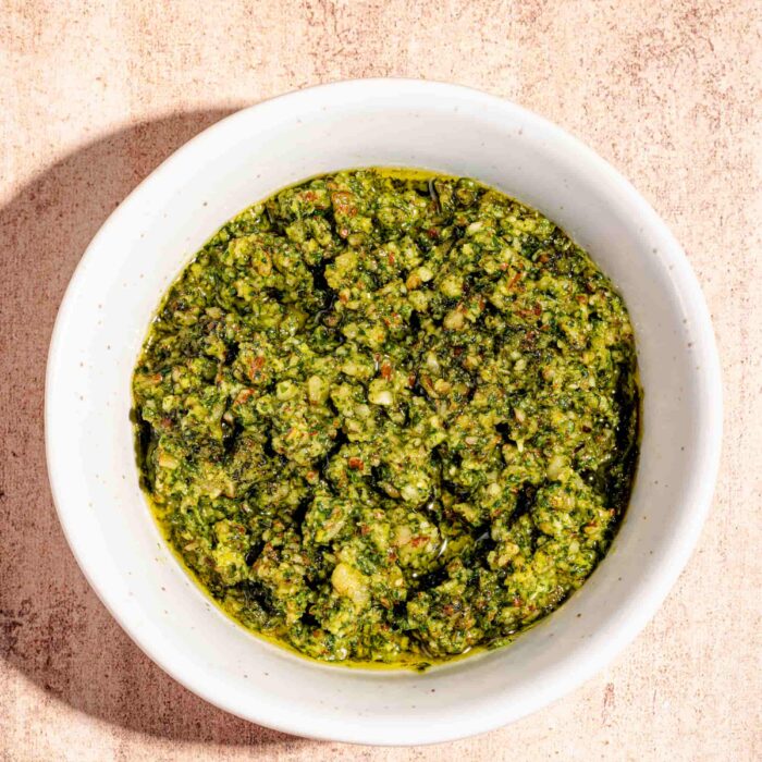 Pesto de menthe fraîche