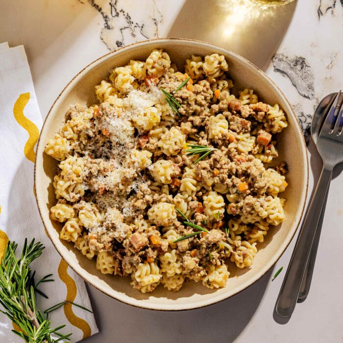 Ragù bianco (recette de sauce bolognaise blanche italienne)